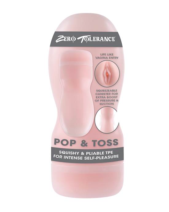 Zero Tolerance Pop amp Toss Stroker  Light