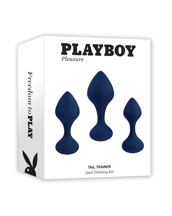 Playboy Pleasure Tail Trainer Anal Training Kit  Navy
