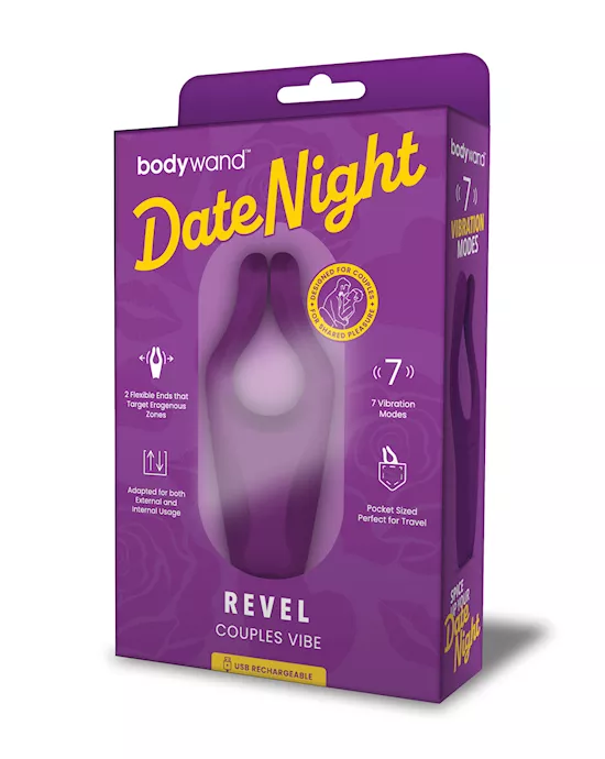 Bodywand Date Night Revel Couples Vibe - Purple