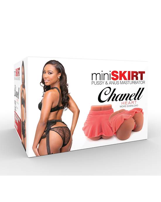 Chanell Heart Mini Skirt Pussy amp Ass Masturbator