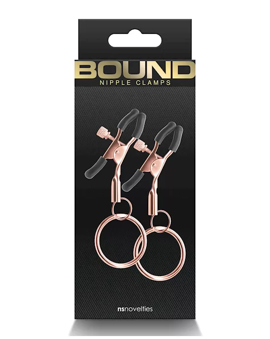 Bound C2 Nipple Clamps - Rose Gold