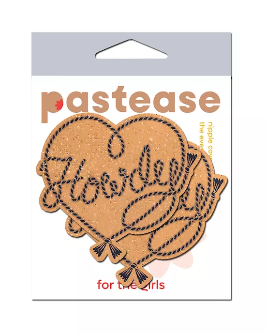 Pastease Howdy Rope Heart - Tan O/s