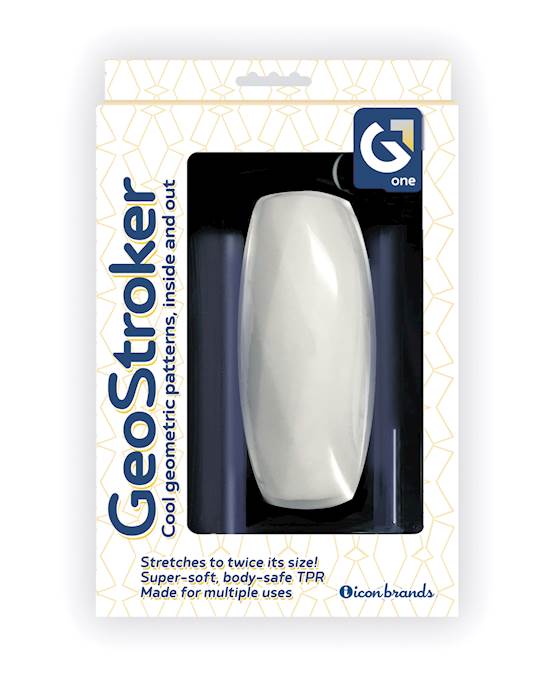 GeoStroker One 5quot UltraSoft TPR Stroker  White