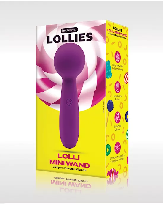 Bodywand Lolli Mini Wand Vibrator - Purple